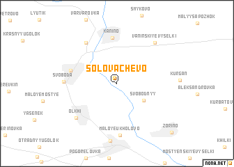 map of Solovachëvo