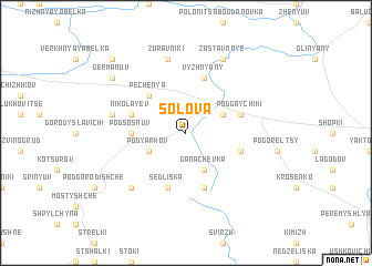 map of Solova