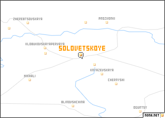map of Solovetskoye