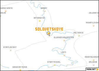 map of Solovetskoye