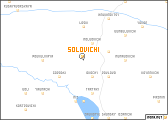 map of Solovichi