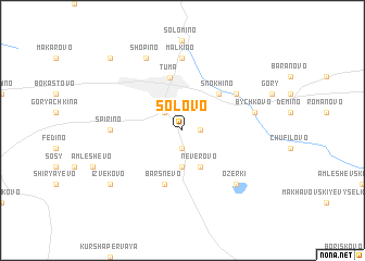 map of Solovo