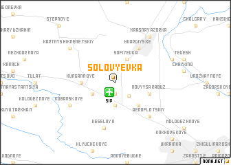 map of Solovʼyëvka