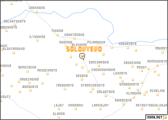 map of Solovʼyëvo
