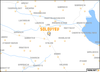 map of Solovʼyëv