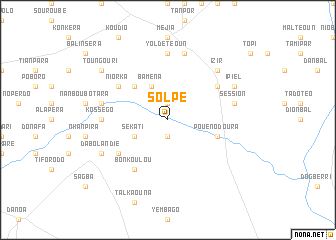 map of Solpé