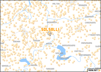 map of Sŏlsal-li