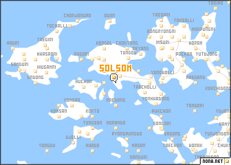 map of Solsŏm