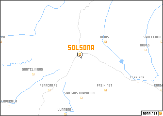 map of Solsona