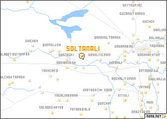 map of Solţān ‘Alī