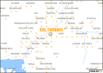 map of Solţānbarī