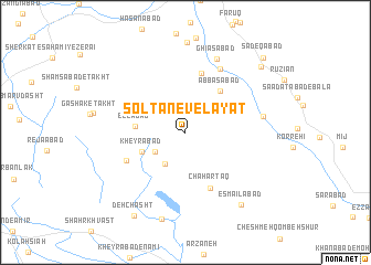 map of Solţān-e Velāyat