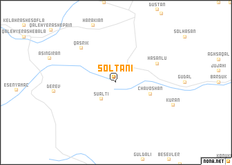 map of Solţānī