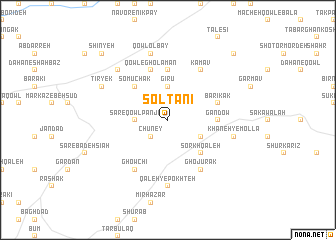 map of Solţānī