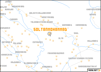 map of Solţān Moḩammad