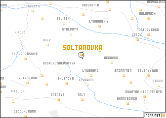 map of Soltanovka