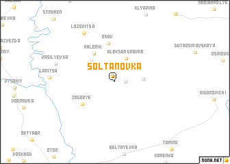 map of Soltanovka