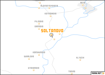 map of Soltanovo