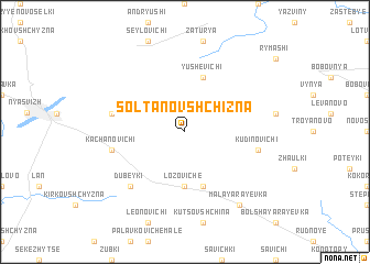 map of Soltanovshchizna