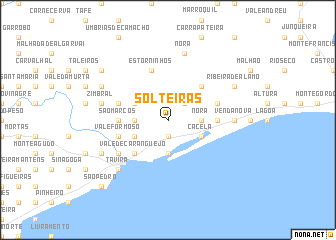 map of Solteiras