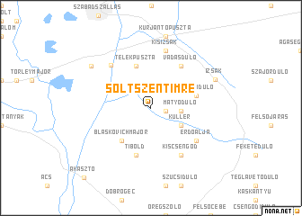 map of Soltszentimre