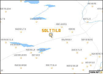 map of Solttila