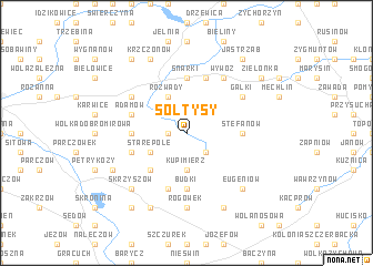 map of Sołtysy