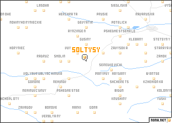 map of Soltysy