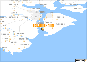 map of Solumshamn