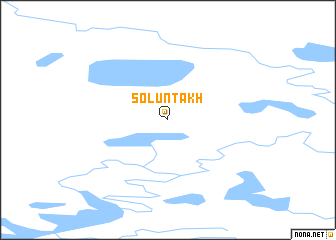 map of Soluntakh