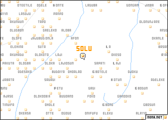 map of Solu