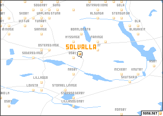 map of Solvalla