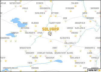 map of Sölvarp