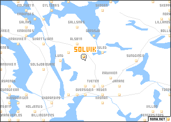 Solvik (Sweden) map - nona.net