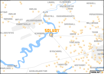 map of Solway