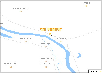 map of Solyanoye