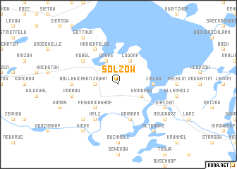 map of Solzow