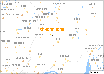 map of Somabougou