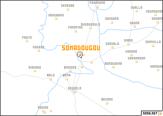 map of Somadougou