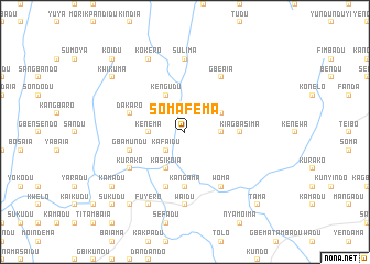 map of Somafema