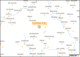 map of Somak-kol