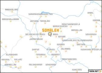 map of Somāleh