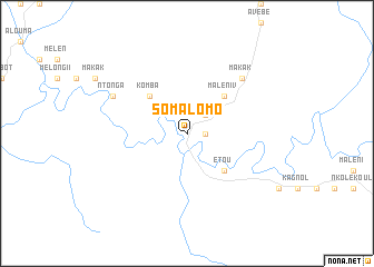 map of Somalomo