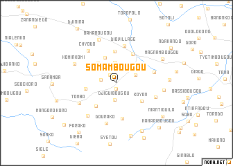 map of Somambougou