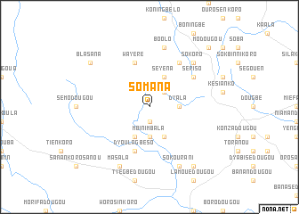 map of Somana