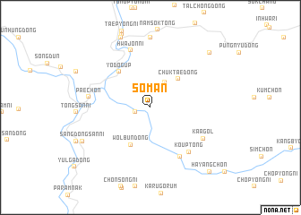map of Sŏman