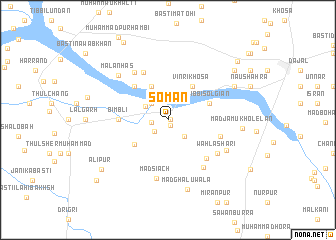 map of Somān