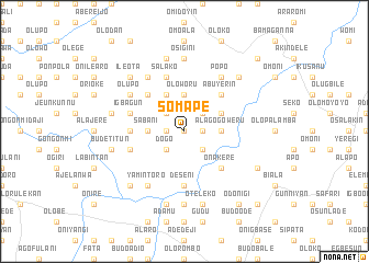 map of Somape