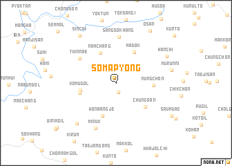 map of Somap\