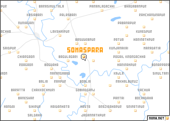 map of Somaspāra